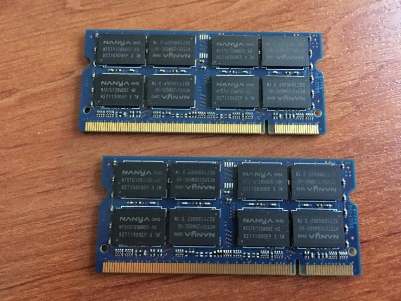 Μνήμη 4GB DDR2 SDRAM  (2 x 2GB SO-DIMM για laptop) Nanya PC2-6400S-666-13-F1.800 